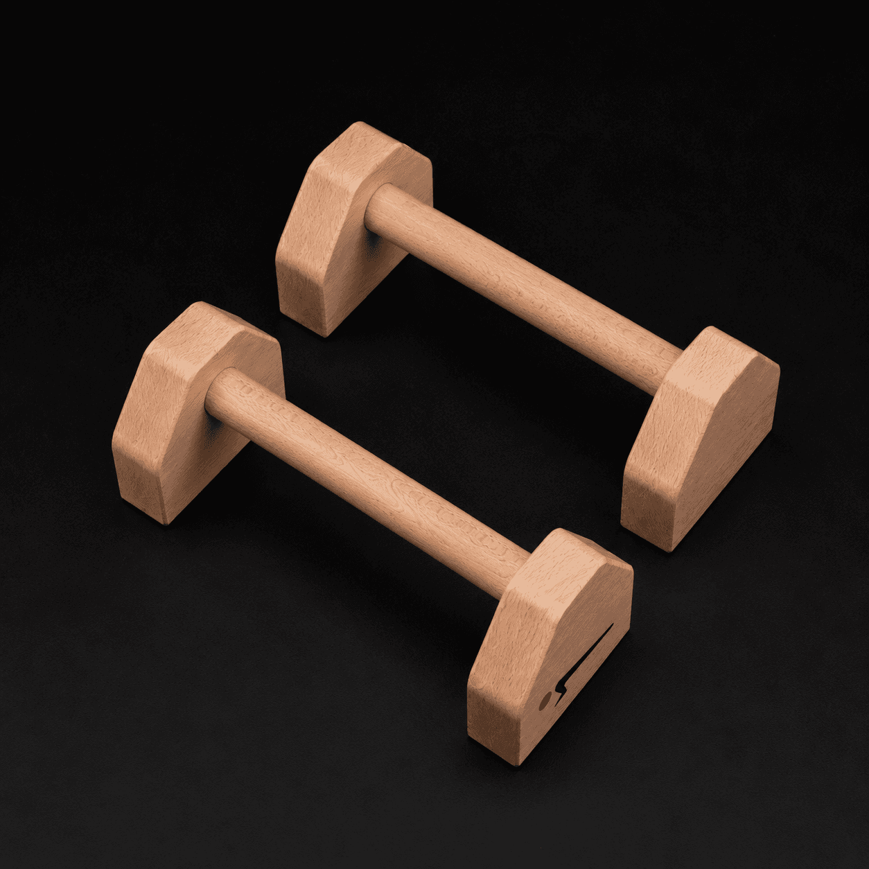 Parallettes Wood (Low) - hover